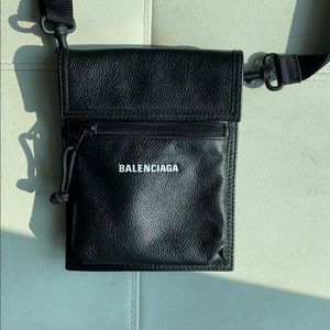 Balenciaga Explorer Leather Shoulder Bag